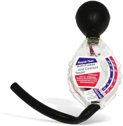 ABN Deluxe Antifreeze and Coolant Tester Hydrometer Tester – Automotive Antifreeze Tester for Ethylene Glycol Coolant