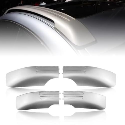 Tapa de extremo para portaequipajes de techo BMW X6 E71 E72, cubiertas de barras de coche, 4 uds 2