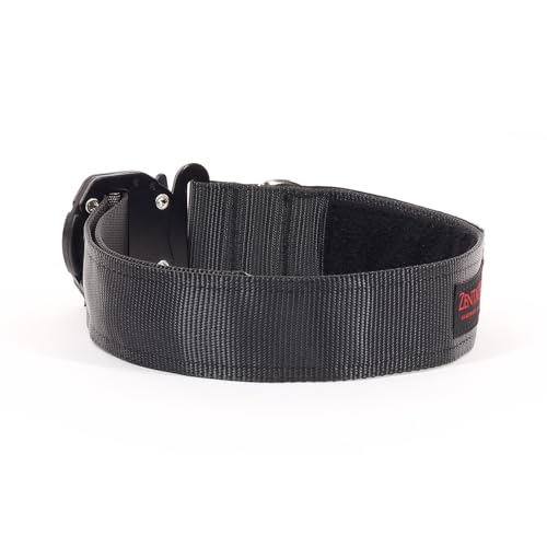 Zentauron Diensthund Halsband Kilo 9 45mm breites Hundehalsband mit Zweipunkt Metall-Schnalle