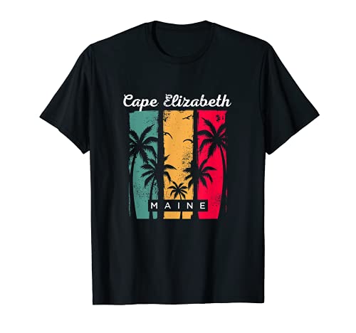 Cabo Elizabeth Maine Summer ME Tropical Cape Liz Beach Lover Camiseta