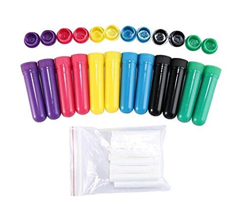 SH-RuiDu 12 Stuks Essentiële Olie Neusinhalator Met Hervulbare Lonten Voor Aromatische Therapie - Image 3