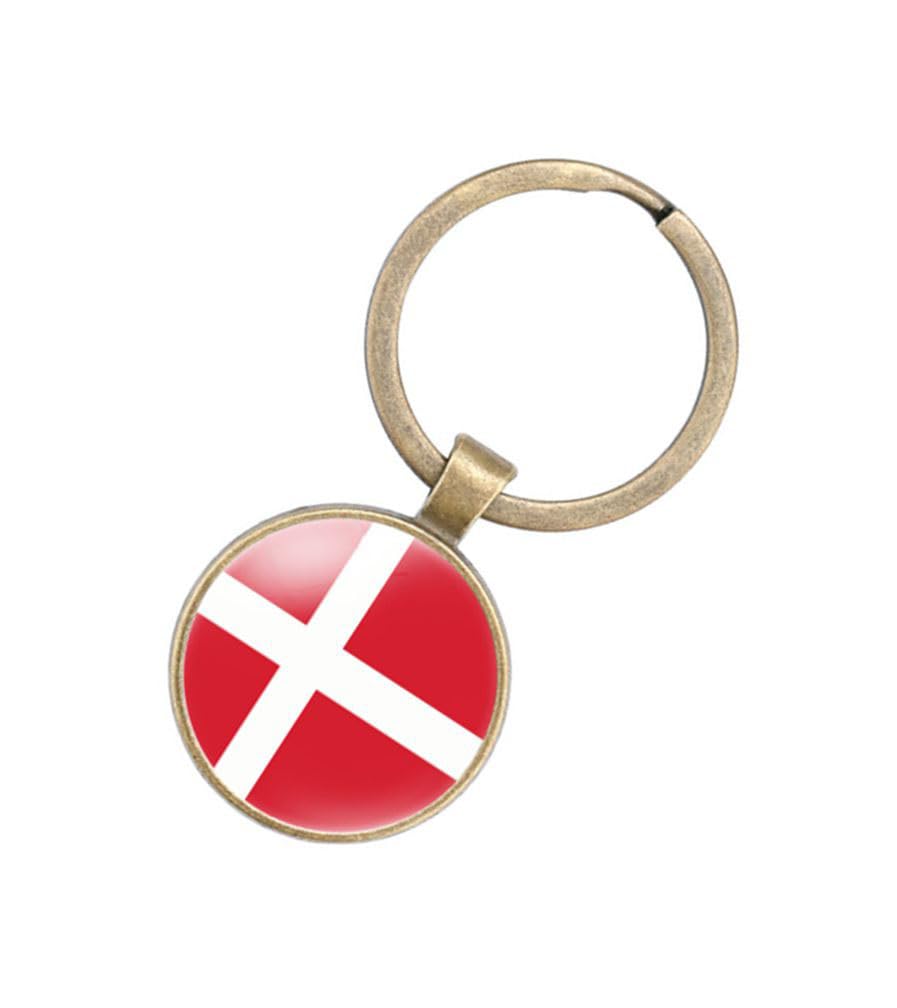 EnigmaGlow World Most Countries Flag Keyring Key Chain Zinc Alloy Keychains Daily Keychain Home Car Keys for Men Women