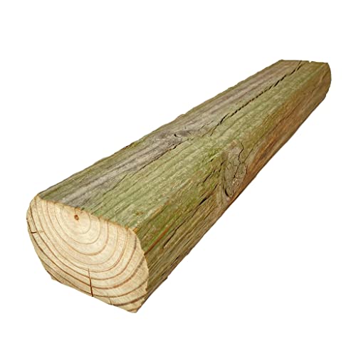 BarnwoodUSA Rustic Farmhouse Reclaimed Wood Beam, Treated 4x4x24 in Post