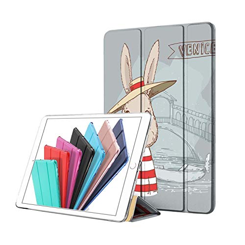 Image of DuraSafe Cases for iPad Pro 12.9 2nd Generation 2017 Cover A1670 MQDC2HN /A MQDD2HN /A MQDA2HN /A A1671 MP6H2HN /A MP6J2HN /A MP6G2HN /A MPL02HN /A MPL12HN /A MPKY2HN /A A1821 MQEF2HN /A MQED2HN /A - Bunny Hat