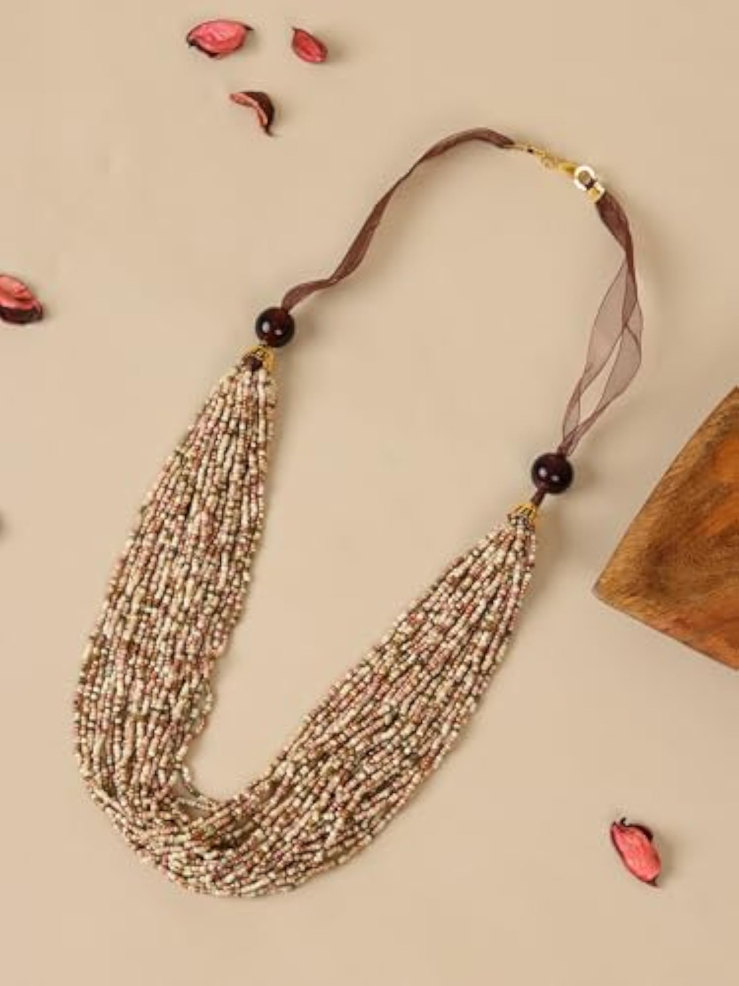 Women's Elegant Glass Necklace