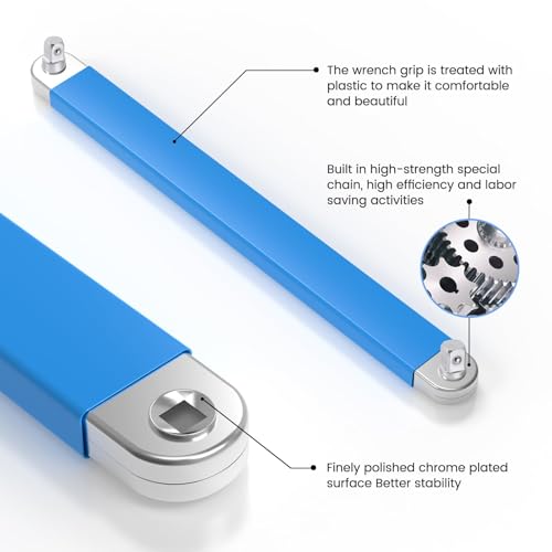 Professioneller, schlagfester, gekröpfter Verlängerungsschlüsselsatz, Ratschenverlängerungsstange, Drehmomentschlüsselverlängerung, Ratschenverlängerung, verlängerter Schraubenschlüssel für enge Räume