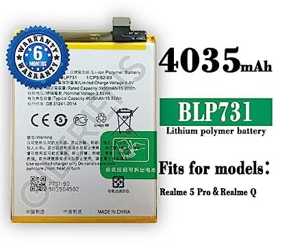 Image of Original BLP731 Battery for Oppo 5 Pro Battery with 6 Months Warranty ****(P0063)