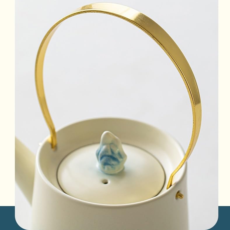 Ceramiczny dzbanek do herbaty, Ceramiczny czajniczek 330 ml sypkich liści herbaty Kung Fu zestaw do Home Office Travel