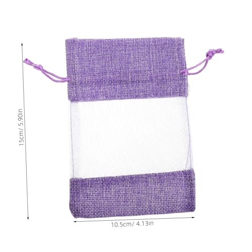 Bolsas de Saco Lavanda 10 Piezas Cierre de Cordón miniatura 2