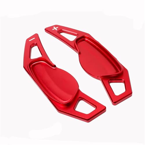 �p�h���V�t�^�[�J�o�[ Compatible With Smart 451 453 Two 2009-2017 For Four 2015-2017 �Ԃ̃X�e�A�����O�z�C�[���V�t�g�p�h�������V�t�^�[�X�e�b�J�[��(Red)