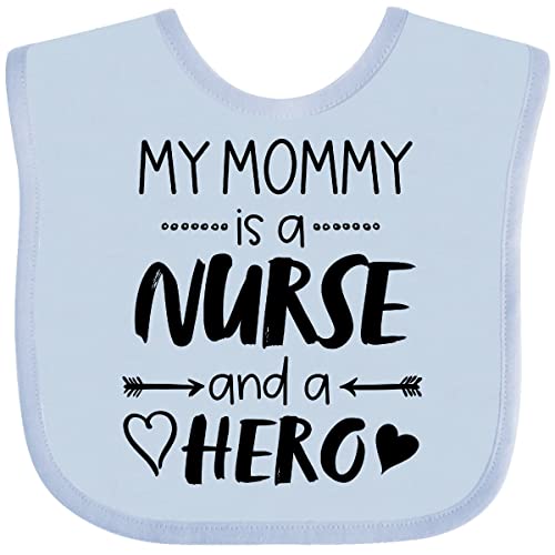 inktastic My Mommy Is a Nurse and a Hero Baby Bib
