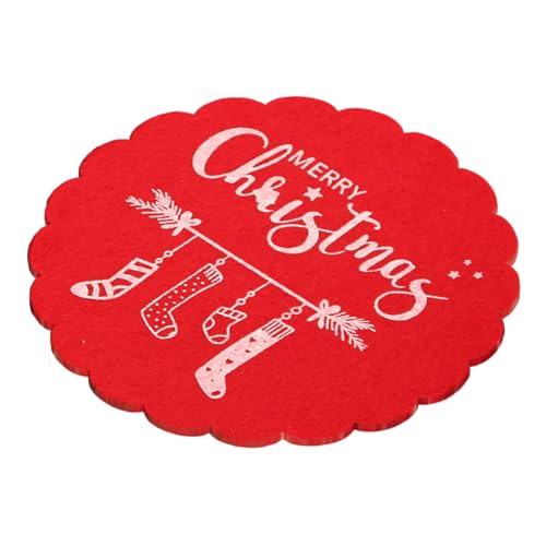 Posavasos de fieltro para bebidas, cocina portátil resistente al calor, 4.72 x 4.72 x 0.12 pulgadas, prácticos manteles de mesa de protección duradera para el hogar, comedor y uso diario