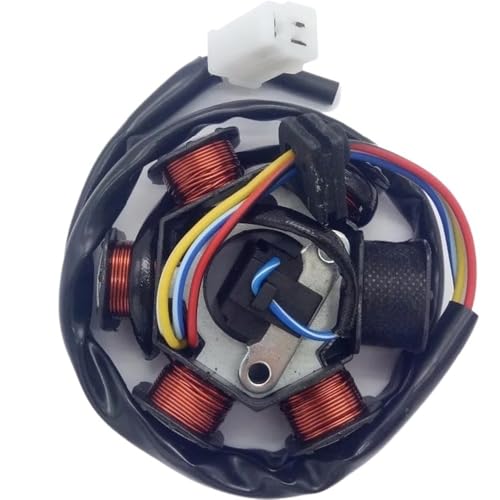 Stator de magnéto 6 pôles cyclomoteur GY6 125cc et alternateur quad
