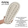 BHFRGAS Sliders Cloud Slippers Women Men,Non-Slip Mens Womens Slippers Cloud Sliders,Soft Flip Flops with Thick Sole for Shower Bathroom Pool Beach,Beige, 5-5.5 UK #4