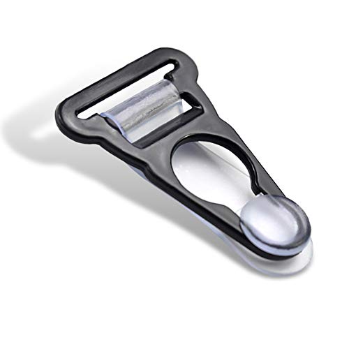 Strumpfhalter-Clips , Kunststoff, Schwarz, 25 Stück Cover