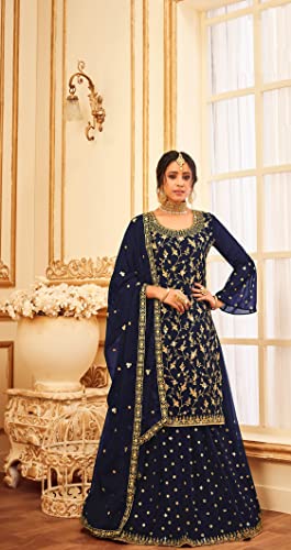 Prija Collection Ready to Wear Indian Party/Wedding Wear Designer Palazzo Salwar Suit for Womens3