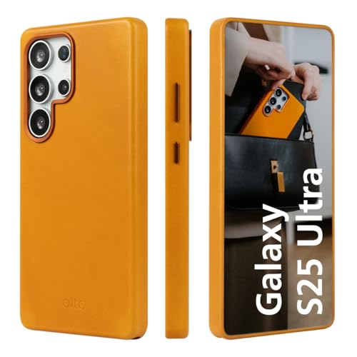 Étui magnétique Samsung S25 Ultra cuir pour éviter rayures et chocs