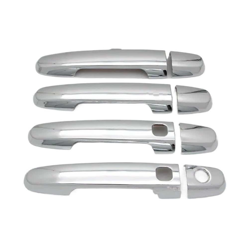 Gteew Siver 2 Buttons Side Outer Door Handle For Corolla For Axio For Altis 2008 2009 2011 2012 2013 Car Door Handle Cover Trim Styling Accessories