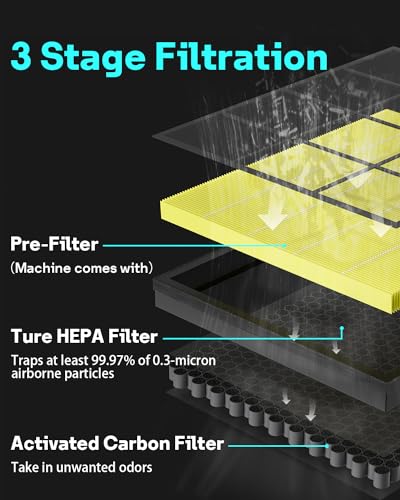 Image of Leemone Vital 200S Replacement Filter, Yellow, 2 Pack