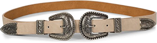 StyleBREAKER cintura con doppia fibbia in stile