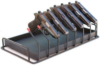 Armory Racks 8 Gun Store, Secure & Carry Handgun Pistol Rack