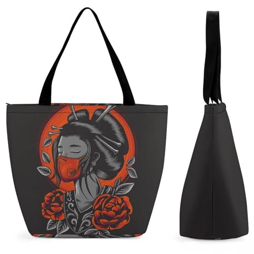 Sac de shopping pour femme grand cabas japonais idéal pour vos voyages urbains