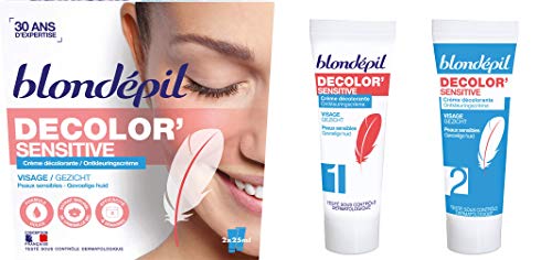 Blondepil Decolor'Sensitive Bleichcreme für Gesicht, 2 x 25 ml - Image 3