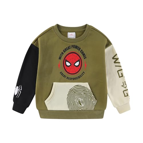 Image of Marvel Spider-Man Boys Sweatshirt and Pant Sets for Toddler to Big Kids