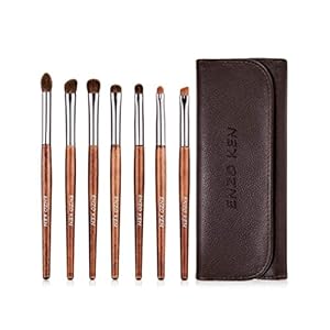 Natural Pony Hair Eye Shadow Brush Set, Small Eyeshadow Brushes Set, Eye Makeup Brushes Set Professional, Small Nose Contour Brush, Angled Eyeshadow Brush, Eye Brush, Eyeshadow Blending Brush