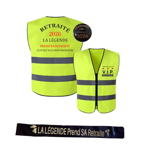 Cadeau Retraite Gilet pour Retraite La Légende Prend Sa Retrait Décoration pour Fête de Retirement