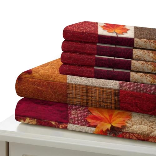 Parure de lit automne 135x200 housse de couette microfibre pour ado - 7