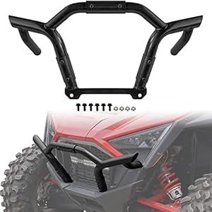 Sautvs Rzr Pro Xp Front Bumper, Black Front Brush Guard Low Profile Bumper For Polaris Rzr Pro Xp/Xp 4 2020-2024 Accessories (Replace Oem 2883746) 1 41r3mj53vzl. sl500 . ss300
