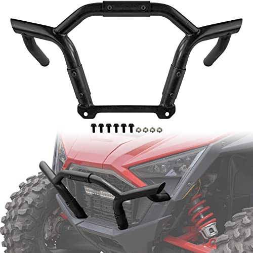 SAUTVS RZR PRO XP Front Bumper, Black Front Brush Guard