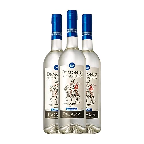 Pisco Tacama dos Andes quebra 70 cl (caixa de 3 garrafas de 70 cl)