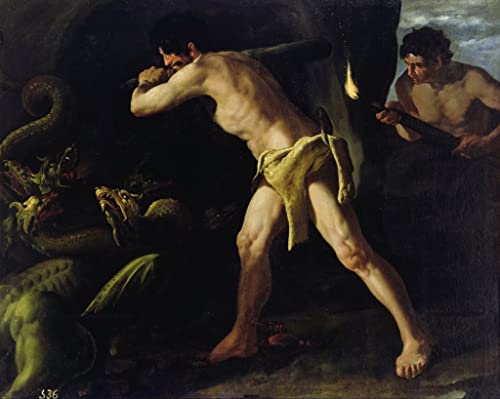 Peinture sur toile Hercule de Zurbaran, impression haute définition 60x90
