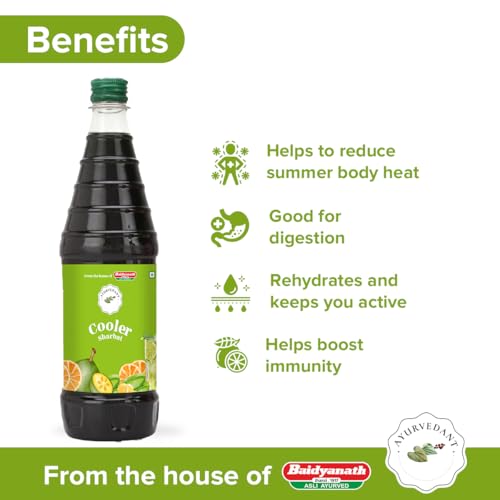 Image of Ayurvedant Cooler Sharbat Refreshing Herbal Drink Mix with Natural Ingredients - Ideal for Hydration & Cooling (750 ML) (Pack of 3)