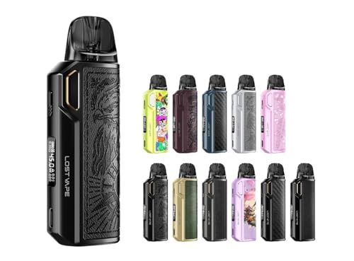 Lost Vape Thelema Elite DM45 �|�b�h �L�b�g 1500mAh ���X�g�x�C�v 45W 3ml �f���A�����b�V���R�C�� MTL��RDL�Ή� meihen (Eagle Black)