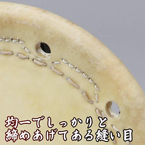 Amazon | 【安藤太鼓店】四丁掛 締太鼓 革厚革特級品＜国産 自社製造