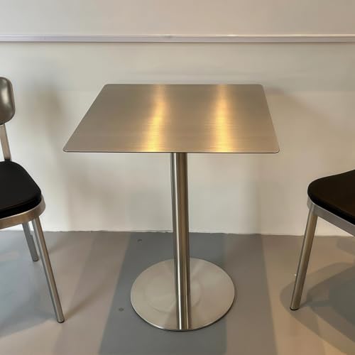 Mesa auxiliar redonda a prueba de huellas dactilares para el hogar, sala de estar, cafetería, bar y restaurante