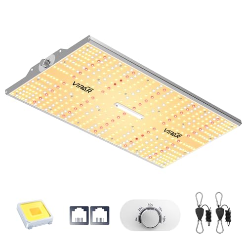 VIPARSPECTRA Neueste XS 2000 LED Grow Lampe Kompatibel mit Samsung Dioden und MeanWell Driver Dimmbare Leuchten Vollspektrum für Zimmerpflanzen, die Gemüse und Blüte säen