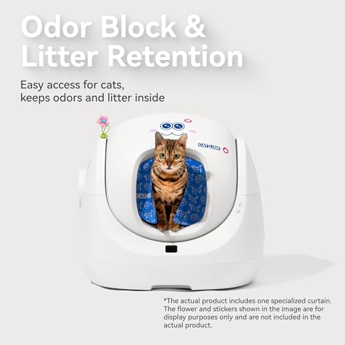 Cortina de caixa de areia caixa de areia de gato aba de porta de caixa de areia autolimpante cortina