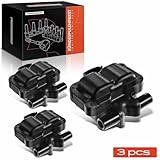 Lot de 3 bobines d'allumage compatible avec Cabrio Fortwo City-Coupe Crossblade 450 Roadster 452 I3 0,6 L 0,7 L 1998-2007 A1601587703