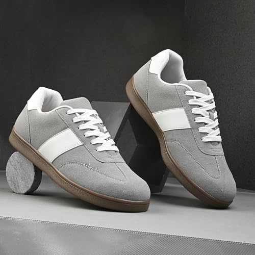 Image of Cruiser Men's Sneakers | Classic Suede Casual Shoes for Men|Trendy Retro Lace-Up Low-Top Court Shoe with Gum Sole|Perfect for Casual,College,Skating,Party,Outdoor,Walking, Travel & Everyday Wear(2665)