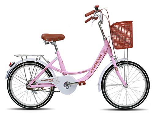 Vélo mobilité ville avec éclairage et cadre robuste pour déplacement quotidien rose