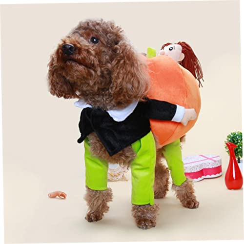 Disfraz de Calabaza Halloween para Perros Tamaño S miniatura 3