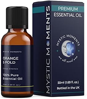Mystic Moments | Orange 5 Fold Essential Oil 50ml - Pure & Natural Oil for Diffusers, Aromatherapy & Massage Blends Vegan GMO Free