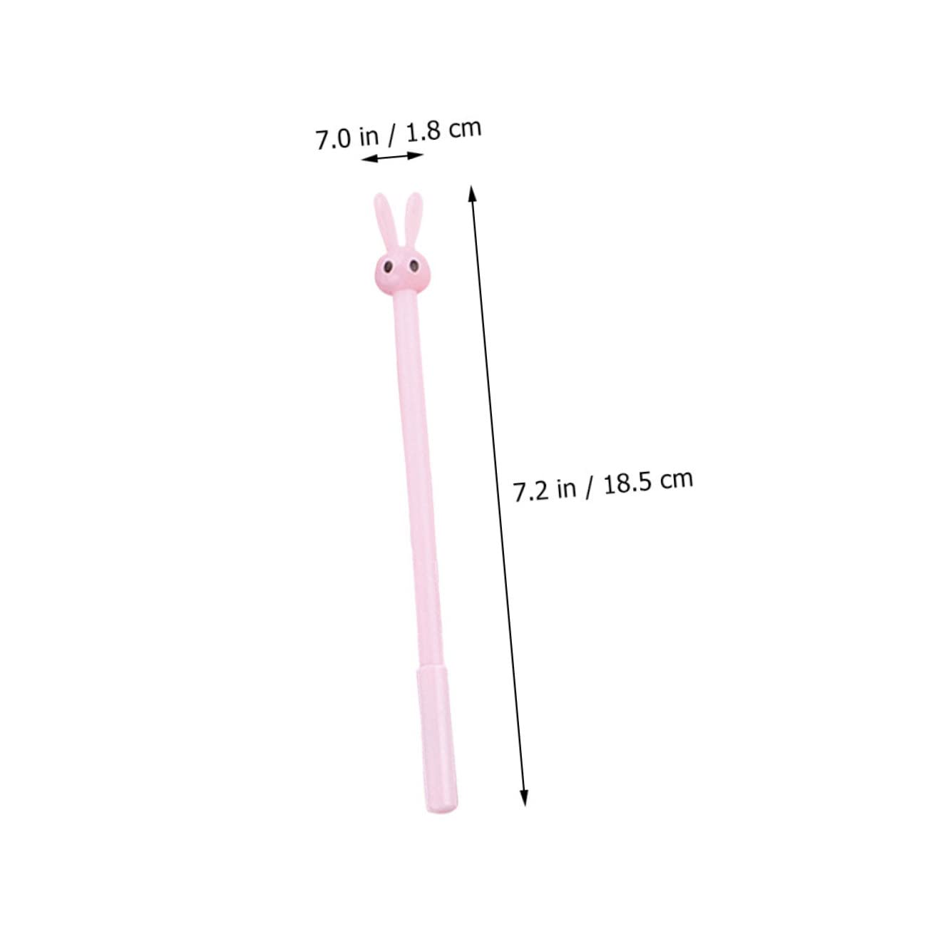Uonlytech Penna Gel Coniglio 36 Pezzi in Plastica, Scrittura Fluida | Decorazioni Scuola, Stile Cartone Animato, Impugnatura Comoda per Uso Quotidiano, Set Leggero per Festa