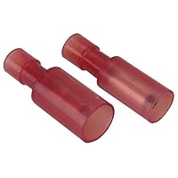 Amazon.co.jp: 絶縁付き 自動車用 ギボシ端子 オス メス 各50個