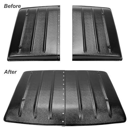 HECASA Hard Roof Top Compatible with 2005-2024 Kawasaki Mule 600 610 SX 4X4 Top Roof Replace for KAF600-005B Black UTV Accessories by HECASA - Image 5