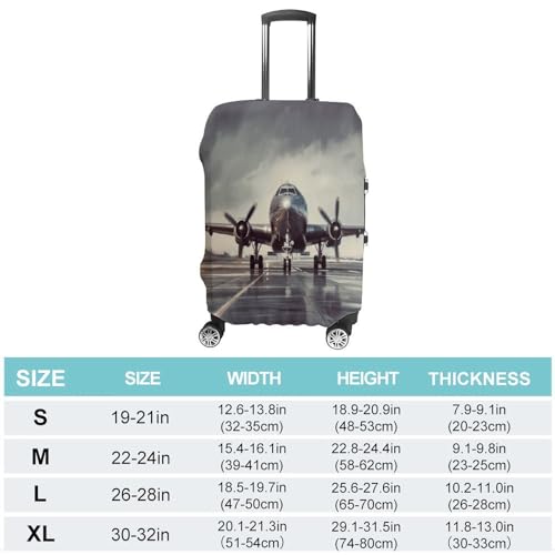 Travel Luggage Cover Elastic Suitcase Cover XL Airplane Art Suitcase Covers Suitcase Protector for Travel Washable Anti-scratch Suitcase Covers Luggages Decorative2